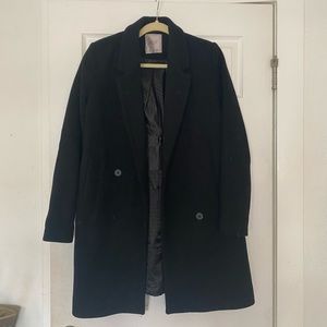 Zara Black Peacoat